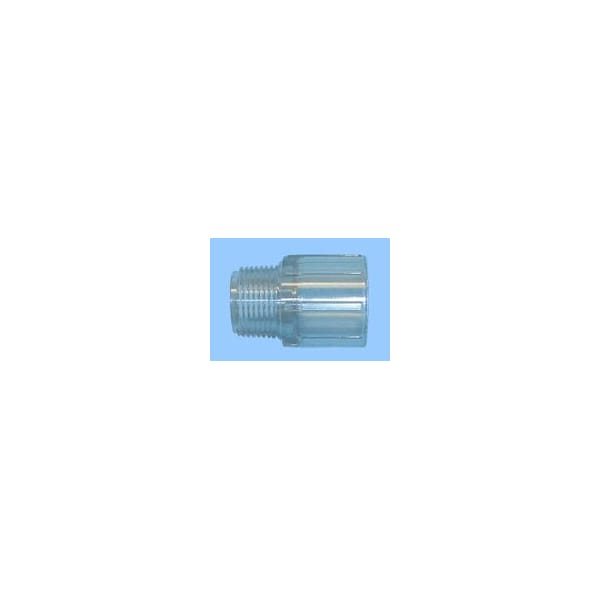 Professional Plastics Clear PVC Schedule 40 Cap - SL, 447-060L - 6 Inch 1 PC Box FITPVCCLCAPSL-447-060L6.00-1PC - main